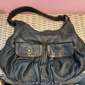 Cole Haan Black Leather Hobo Bag Great Condition